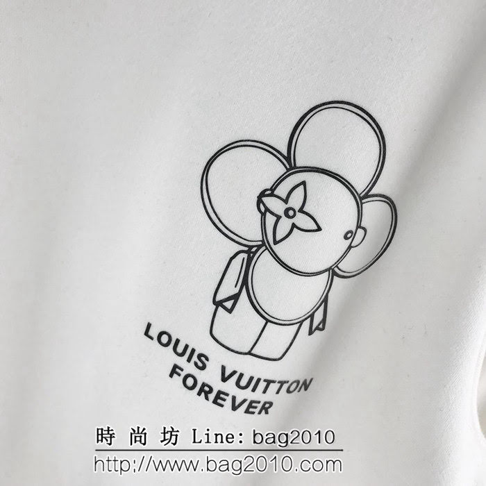 Lv路易威登 18ss秋冬新款衛衣 Vivian薇薇安logo印花系列 定制純棉加絨面料 高版本男女同款 ydi2054